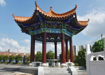 萬利-廠區(qū)古風(fēng)涼亭